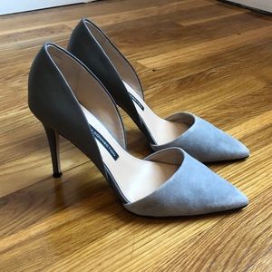 French Connection Gray Pumps